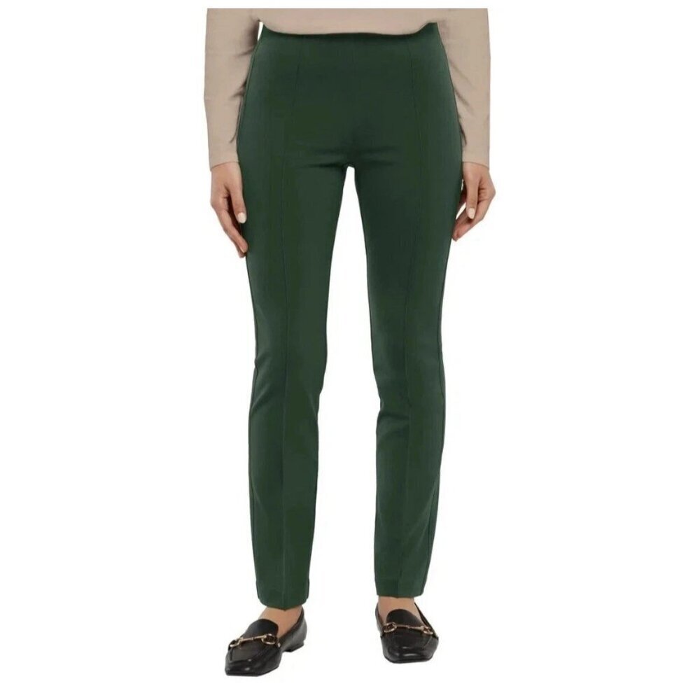 Banana Republic Women's Ponte Pants S Green 30.5" Inseam Slim leg M0479